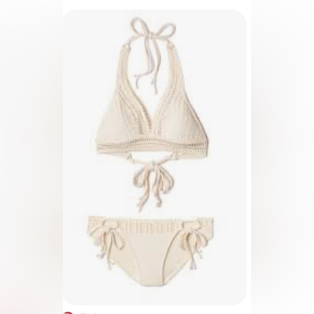 Robin Piccone Bikini Set Tan NWT Size S